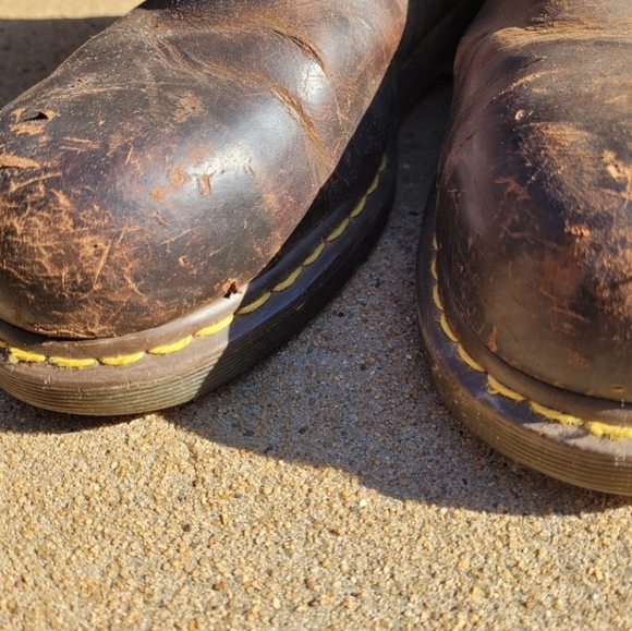 Dr Martens Air Wair Industrial Steel Toe Boots DMs  ASTM F2413-05 Men Size 12M - Picture 7 of 16